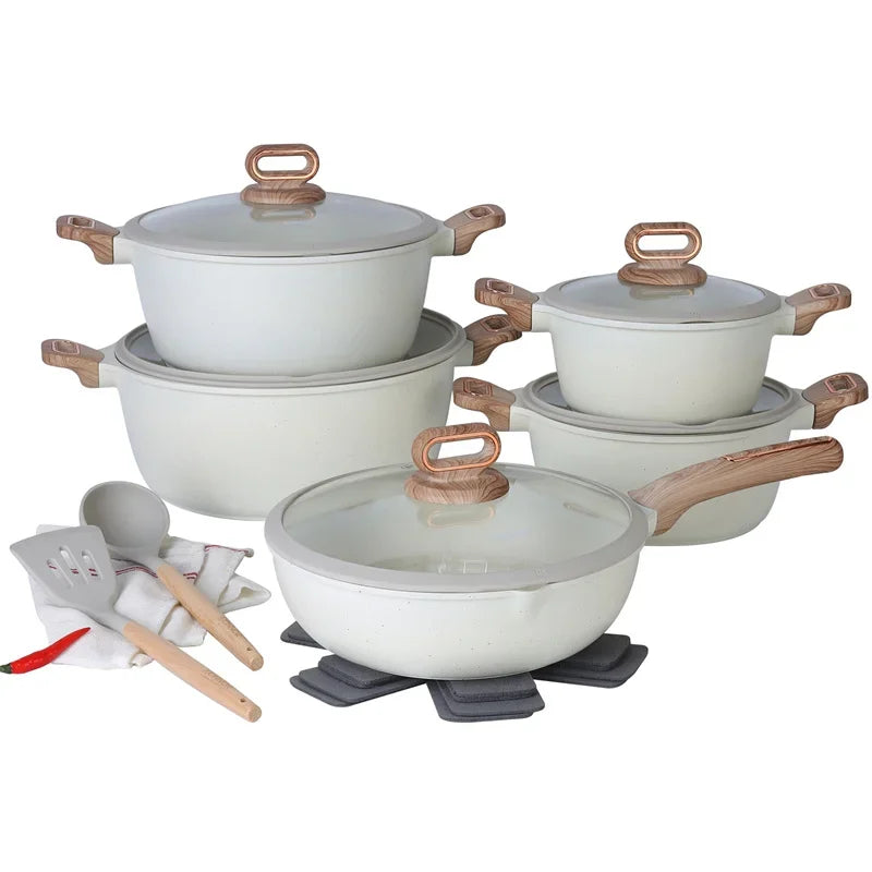 5-Piece Granite Cookware Set