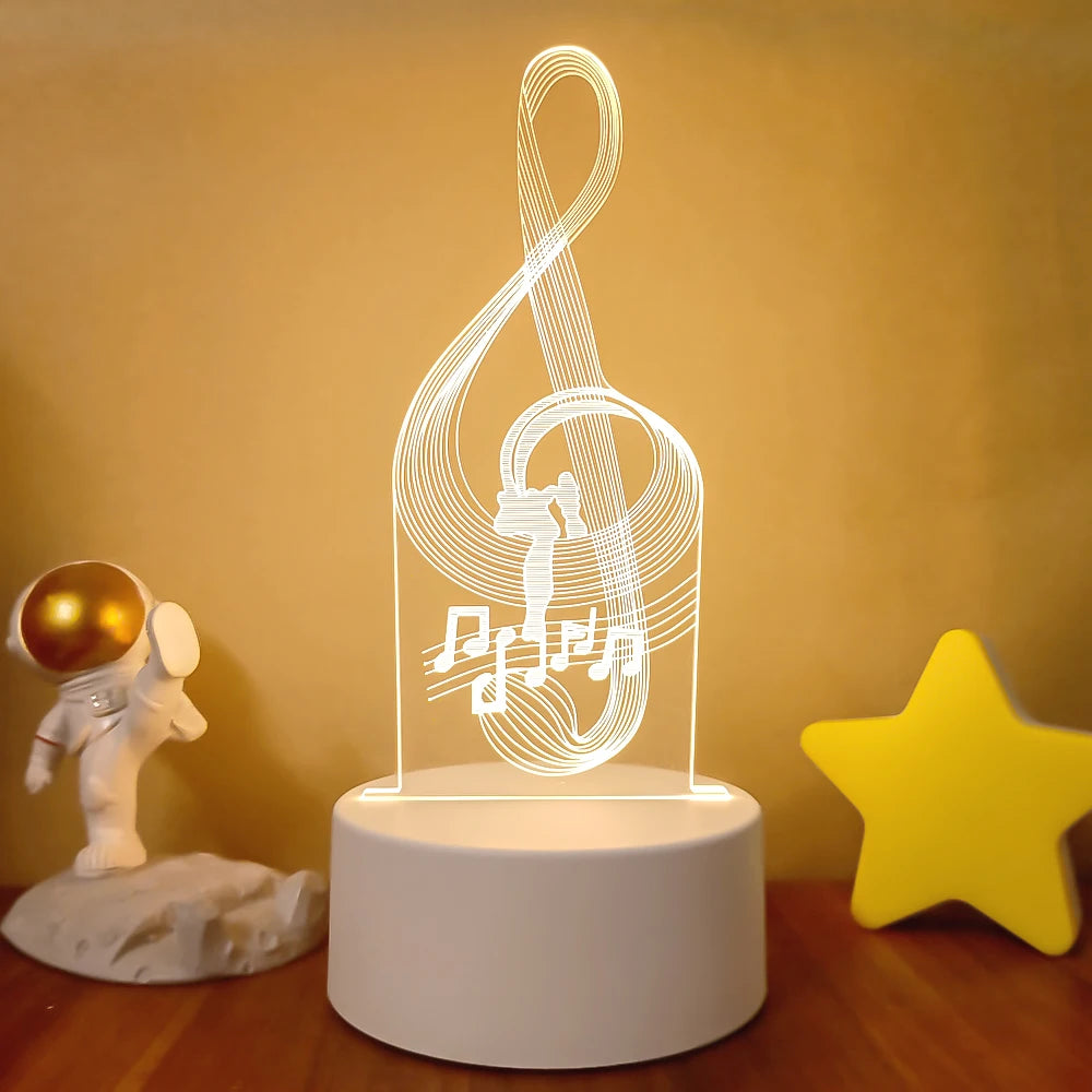 Creative 3D LED Table Lamp