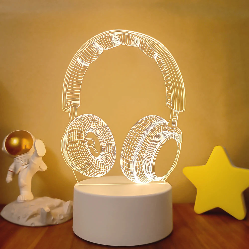 Creative 3D LED Table Lamp