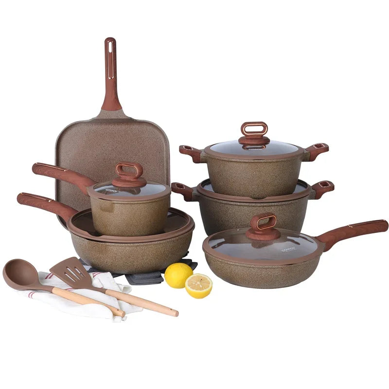 5-Piece Granite Cookware Set