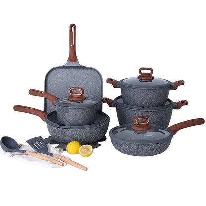 5-Piece Granite Cookware Set