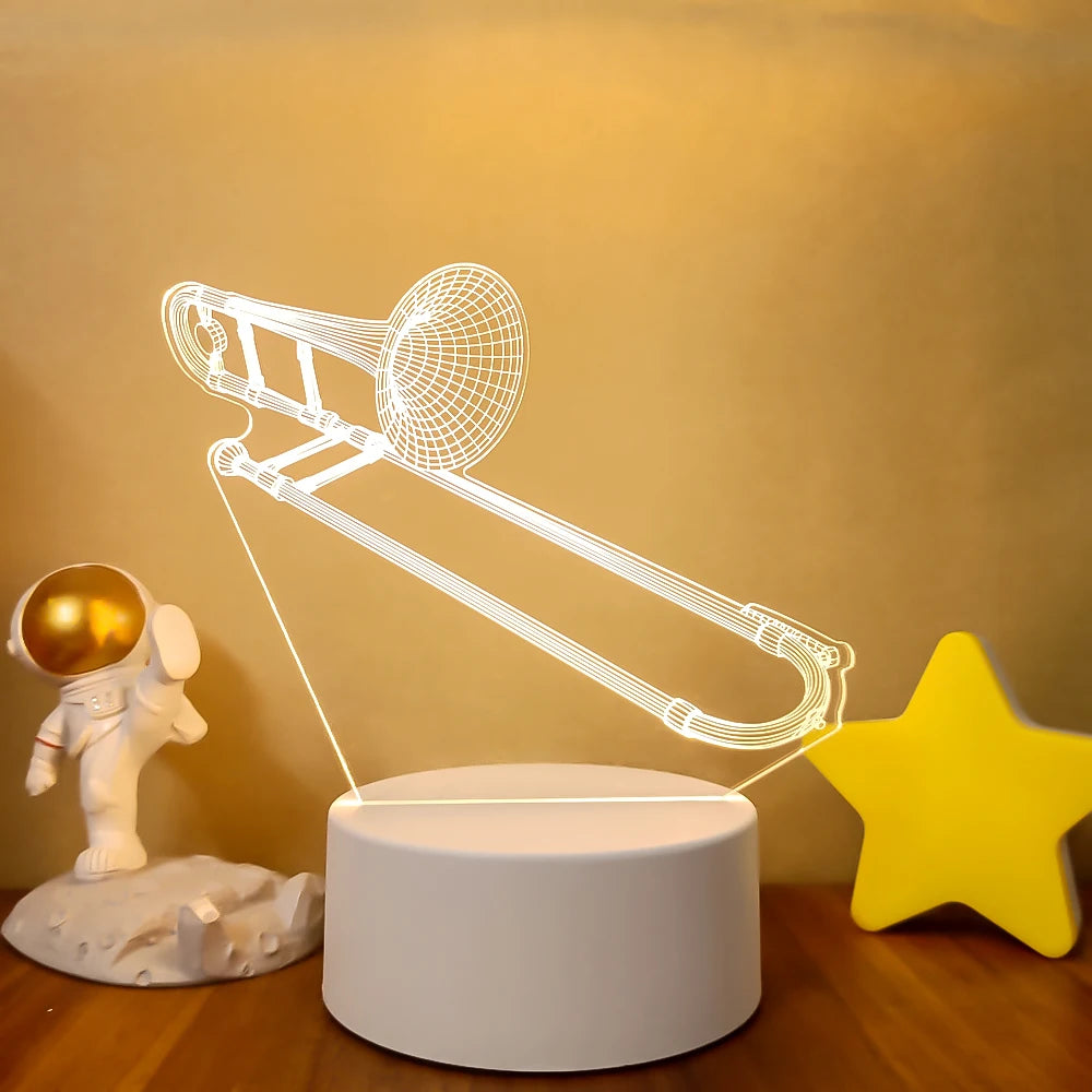 Creative 3D LED Table Lamp