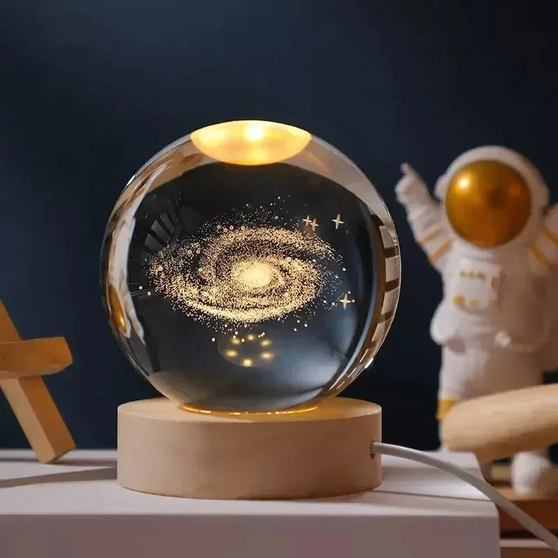 Solar System Crystal Table Lamp