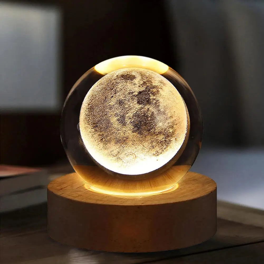 Solar System Crystal Table Lamp