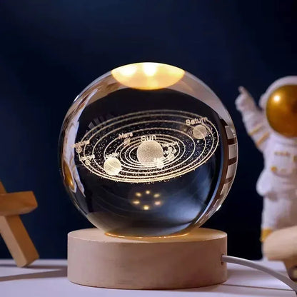 Solar System Crystal Table Lamp
