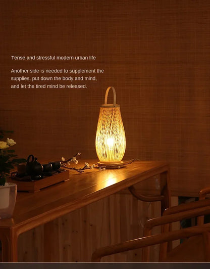 Japanese Bamboo Lamps