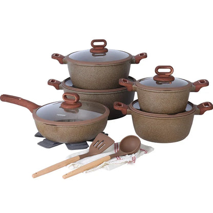 5-Piece Granite Cookware Set