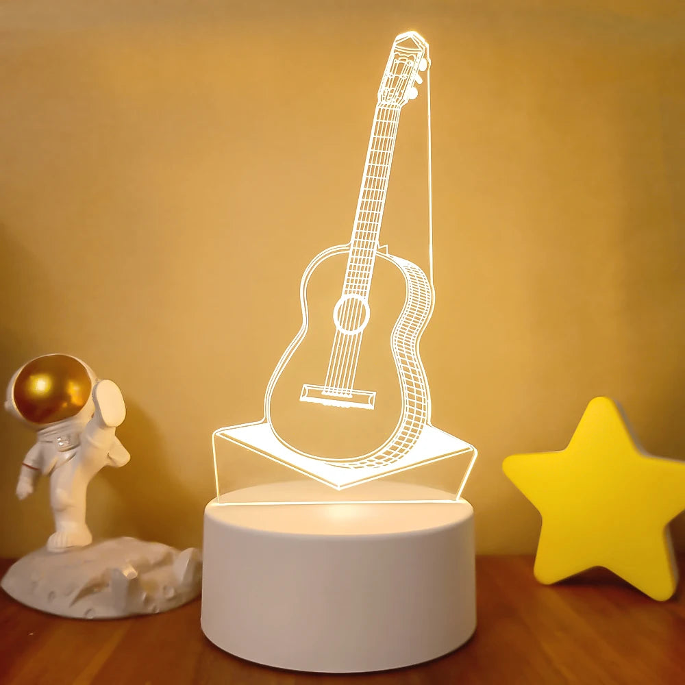 Creative 3D LED Table Lamp
