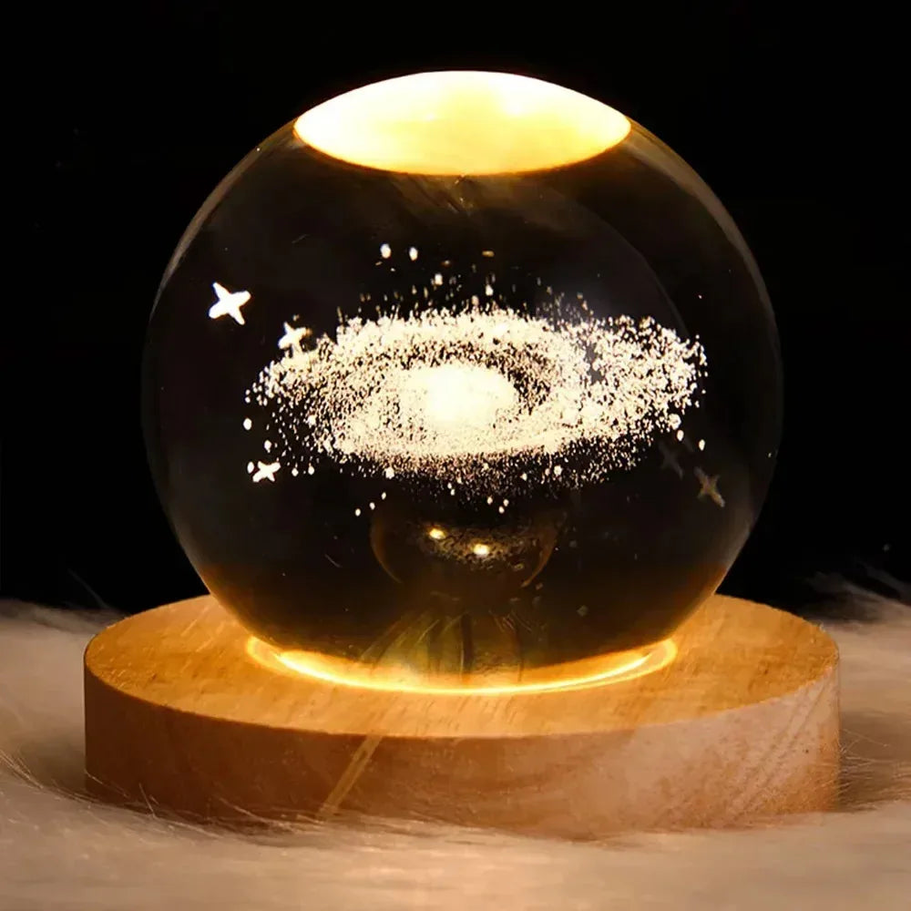 Solar System Crystal Table Lamp