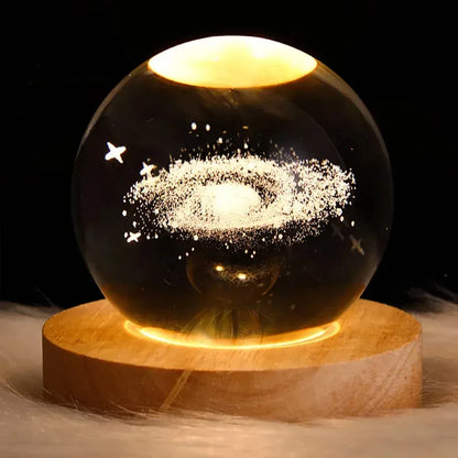 Solar System Crystal Table Lamp